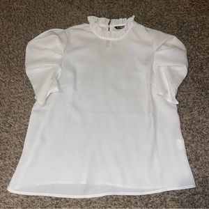 Black & white blouses